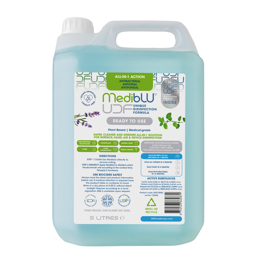 Antibacterial & Antiviral Hand & Surface Disinfectant 5L